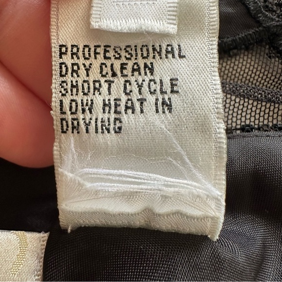 Y2K 90’s Long Black Formal Dress Cache Women 4 Vtg NWT Classic Cocktail Prom LBD - Picture 13 of 16